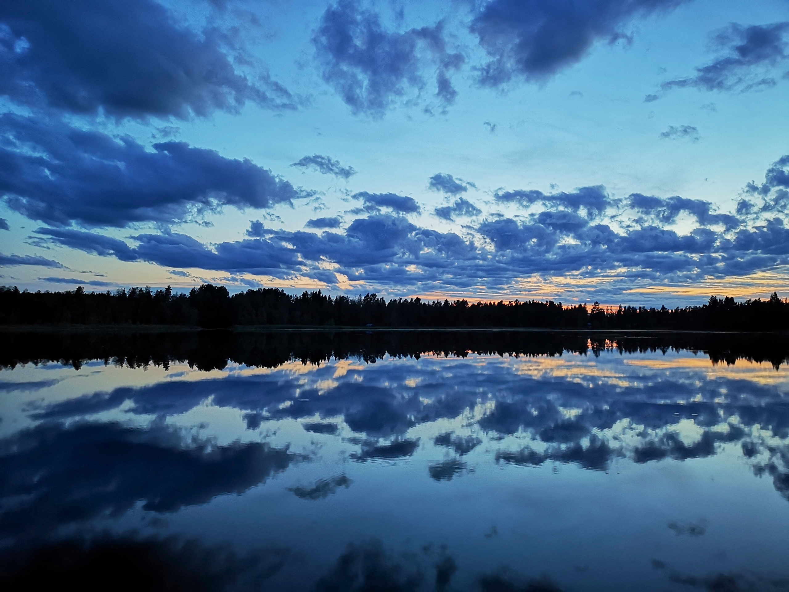 Glass lake Finland