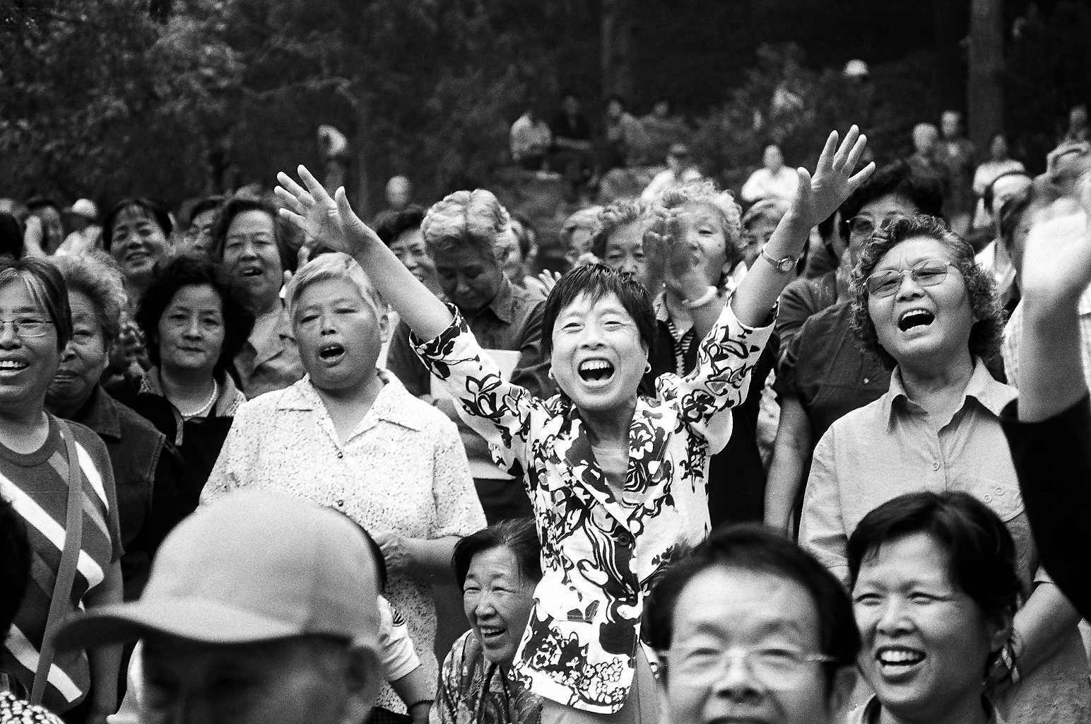 Happy singing