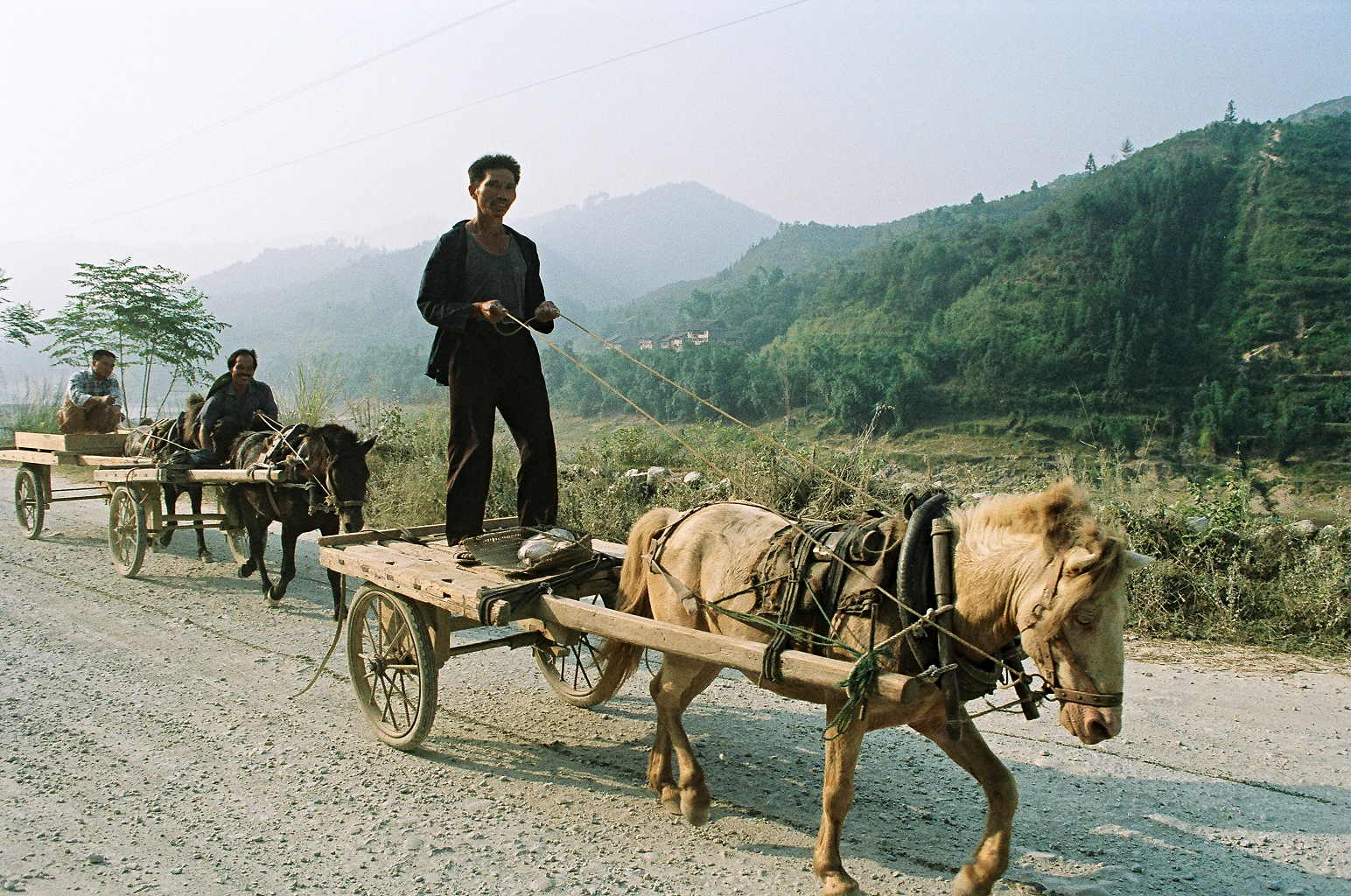 Horse carriage in Guizhou