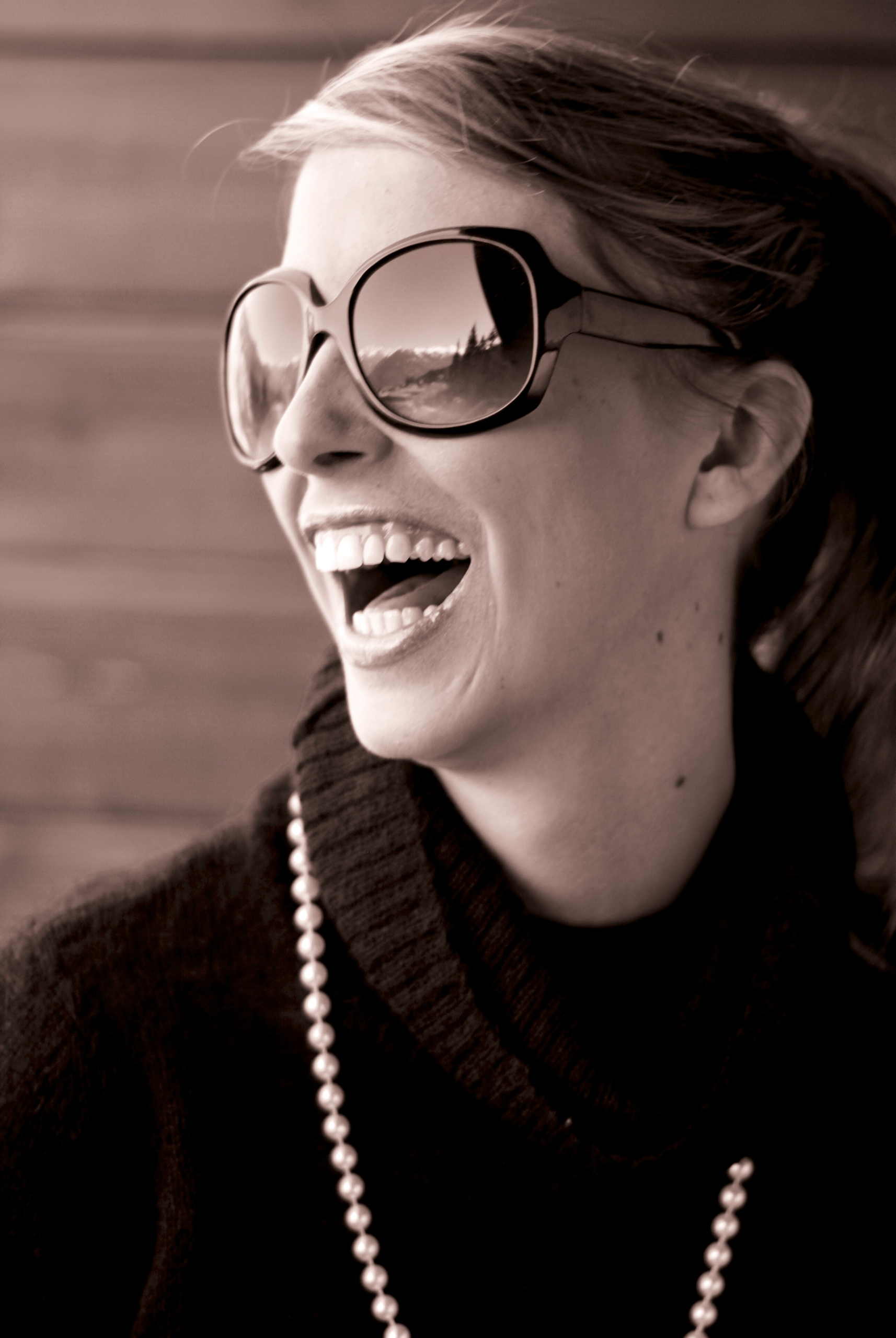 Laughing