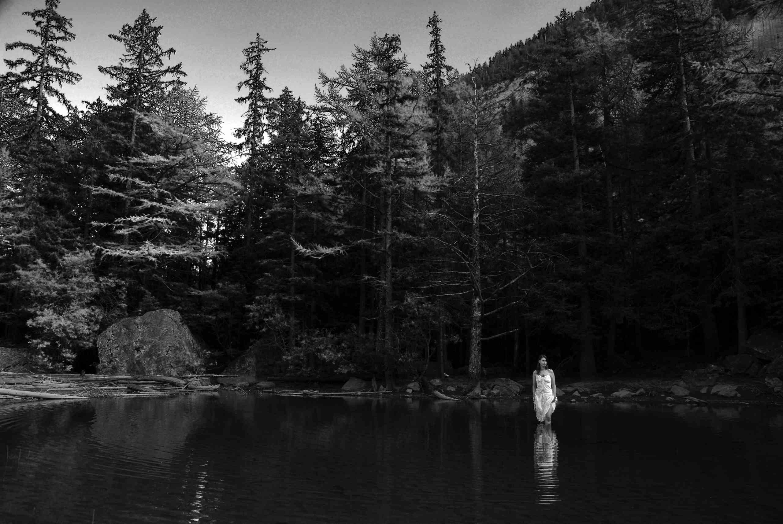 The lake and the lady