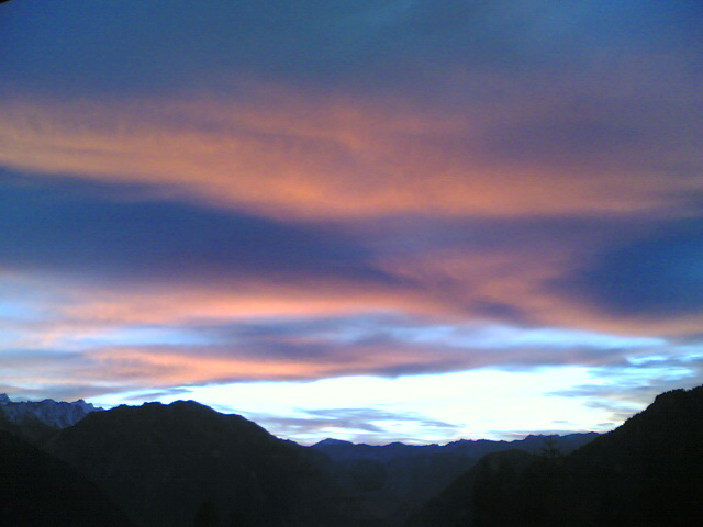 59 sunset in val de Bagnes